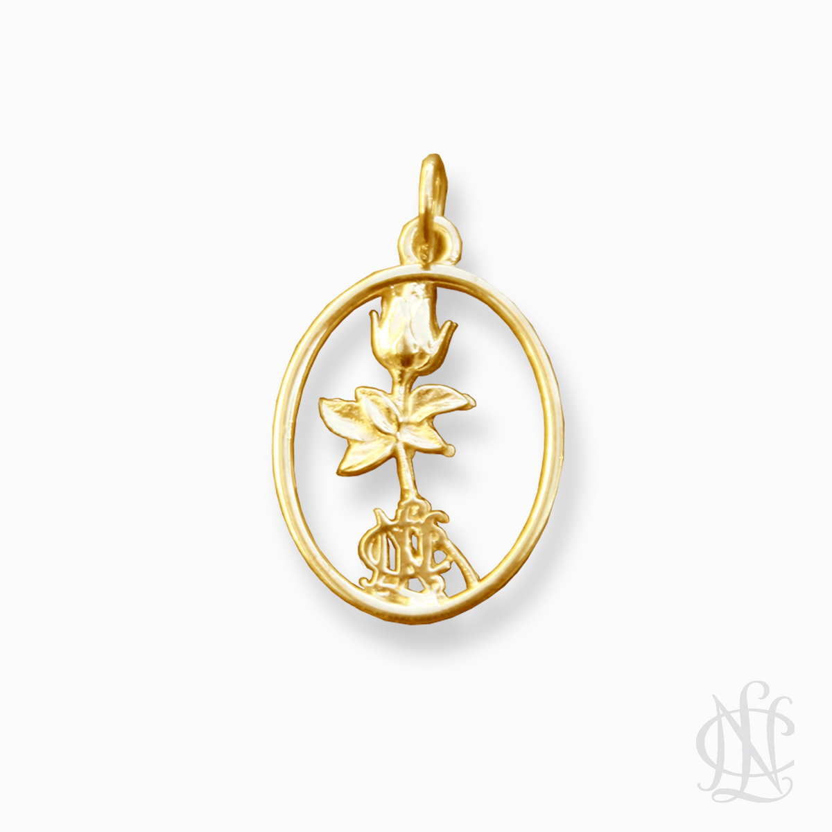 116 | Yellow Rosebud | NCL Inc. Ticktocker Award Program Charm